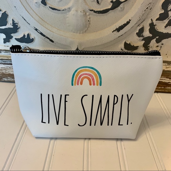 Rae Dunn Rainbow Collection Makup Bag & Jars - Picture 3 of 14